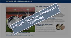 Desktop Screenshot of nationale-omruilactie.nl